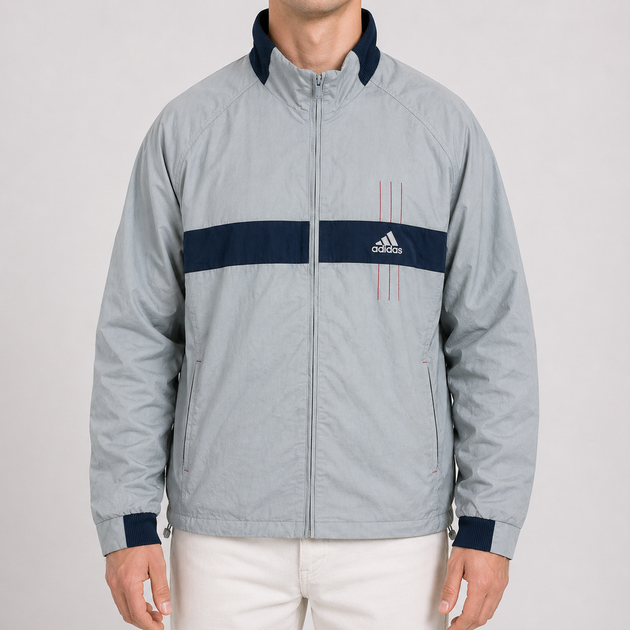 ADIDAS TRACK JACKET (L)